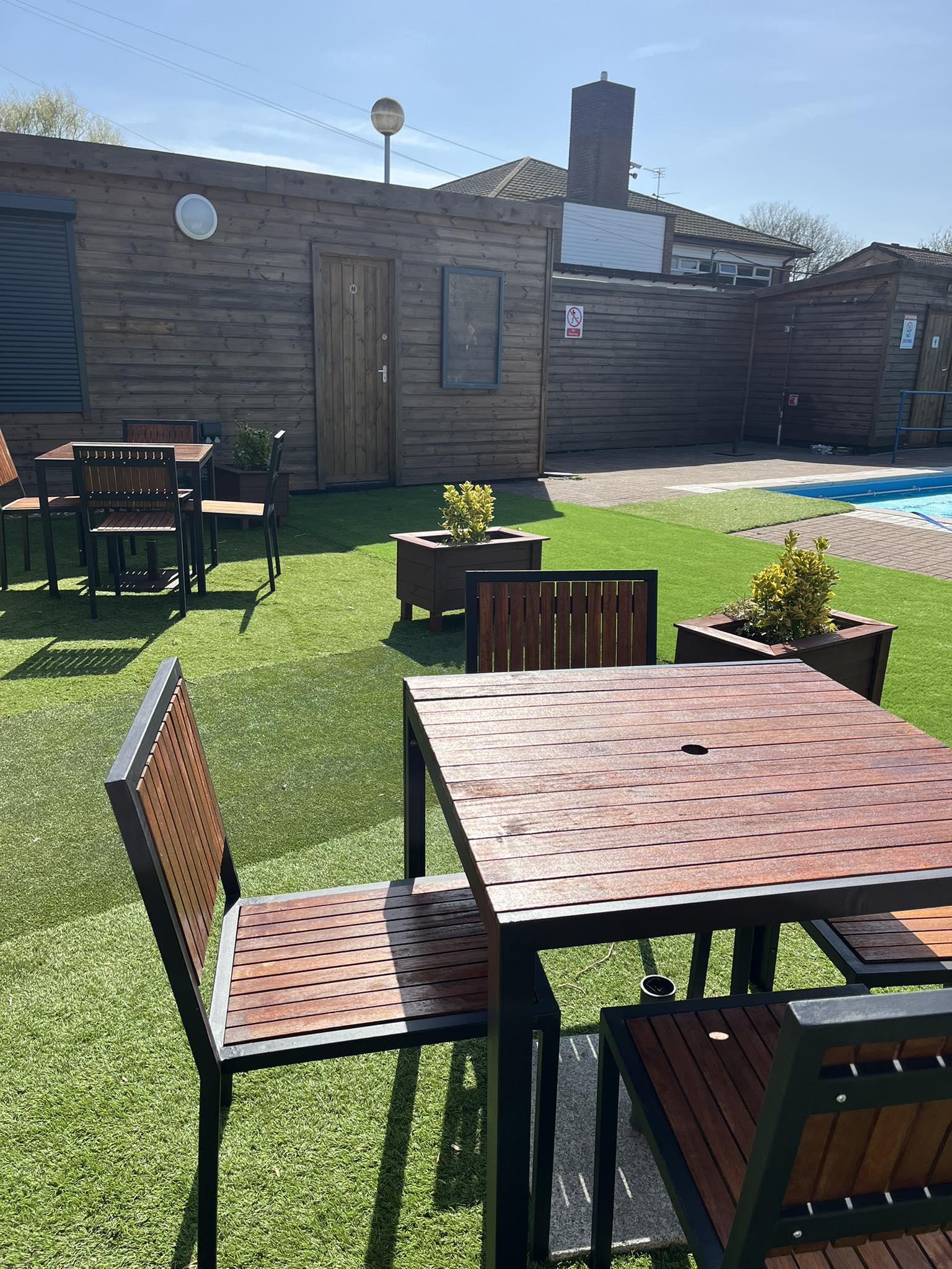 New Poolside Seating