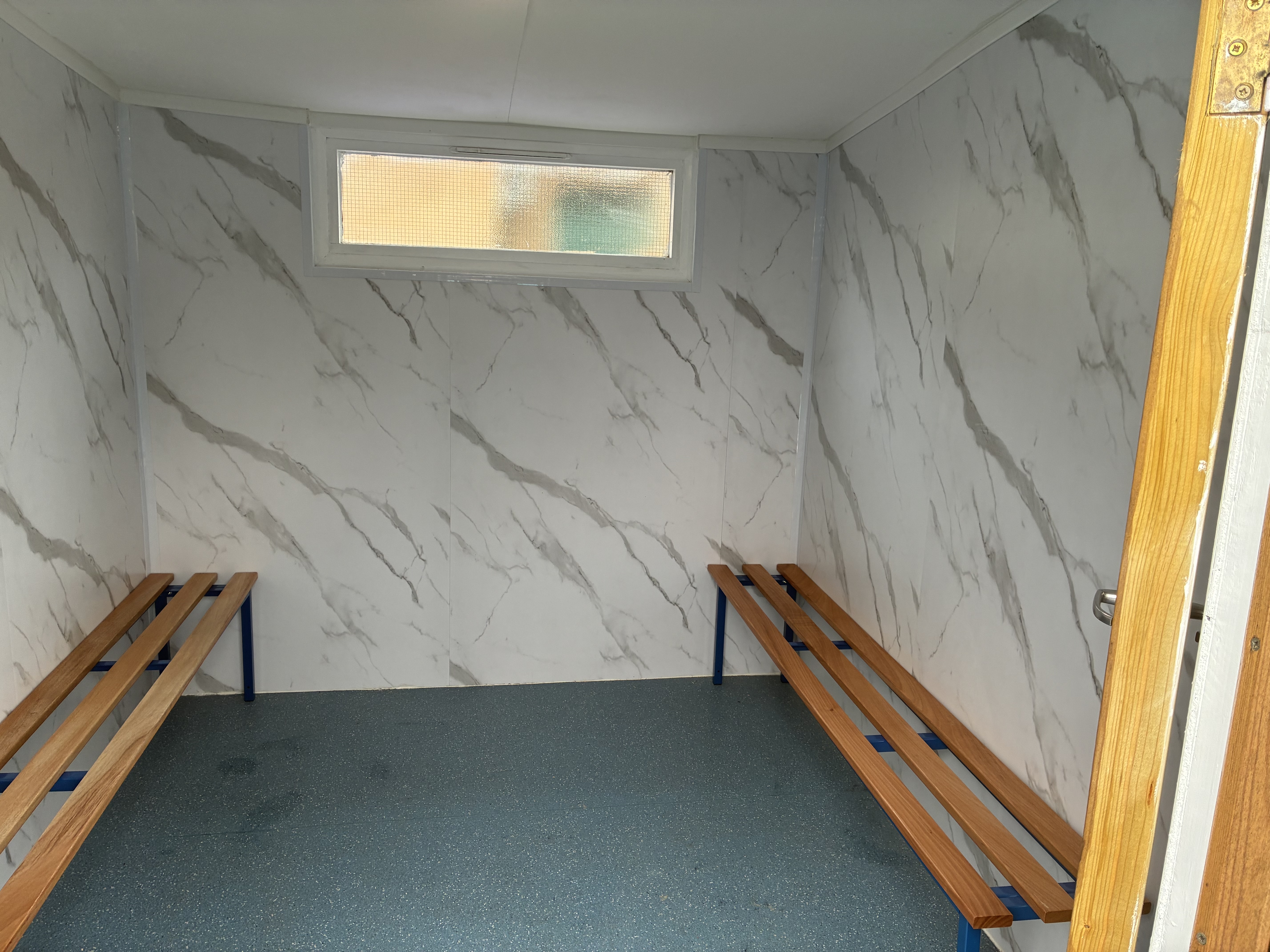 Renovations to the Changing Rooms